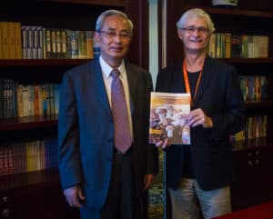 Jeff Chilton with Lin Zhi-Bin