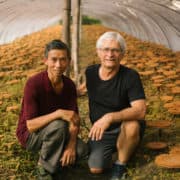 Jeff Chilton with Reishi Mushroom Farmer