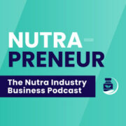 The NutraPreneur logo featuring the words "Nutra Industry Business Podcast.